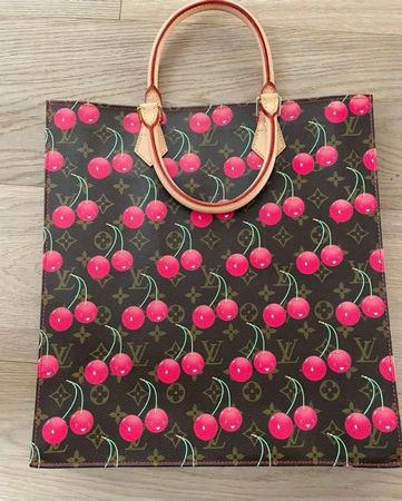 Takashi Murakami X Louis Vuitton Monogram Cerises Sac Plat