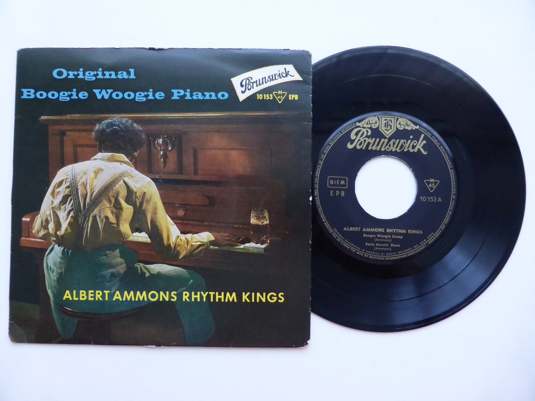 Dischi in vinile: VINYL SINGLE  EP  ALBERT AMMON'S RHYTHM KINGS – Usato da Küssnacht am Rigi venduto da Mondkinder