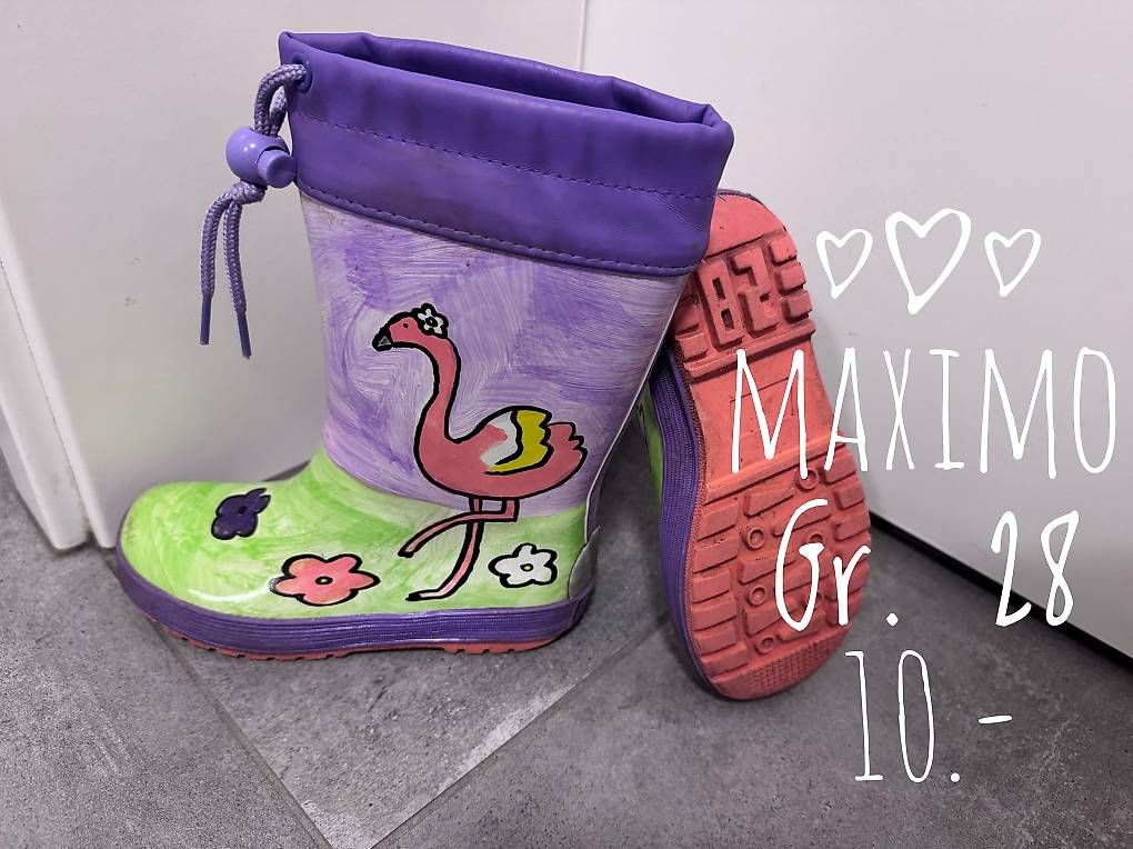 Schuhe für Mädchen: Maximo Gummistiefel Gr. 28 – Gebraucht aus Diepflingen von Stjaernfall1