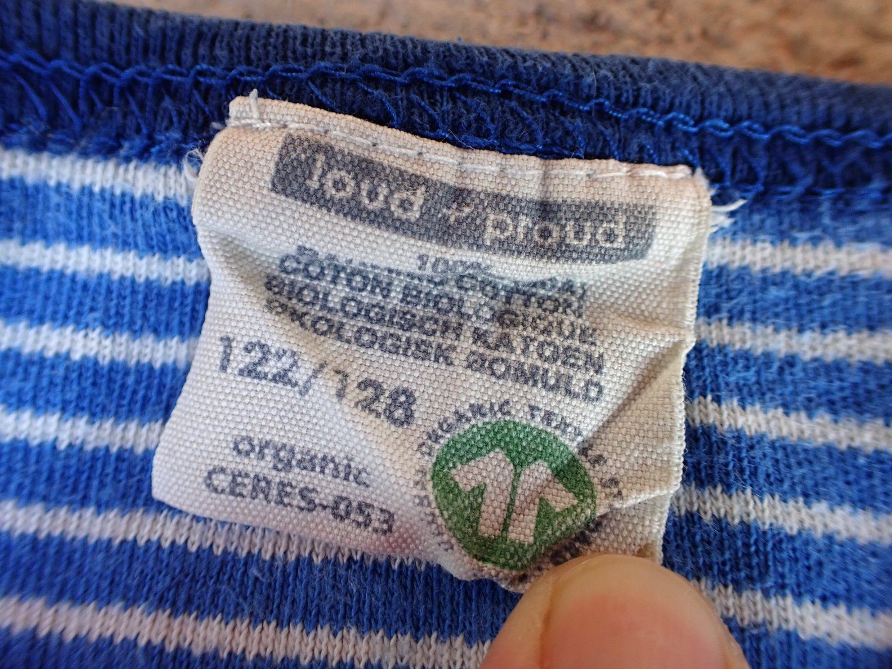 Maglioni & Felpe: Langarmshirt gestreift Loud+Proud Eule 122/128 BIO – Usato da Langnau i. E. venduto da chebsli 3