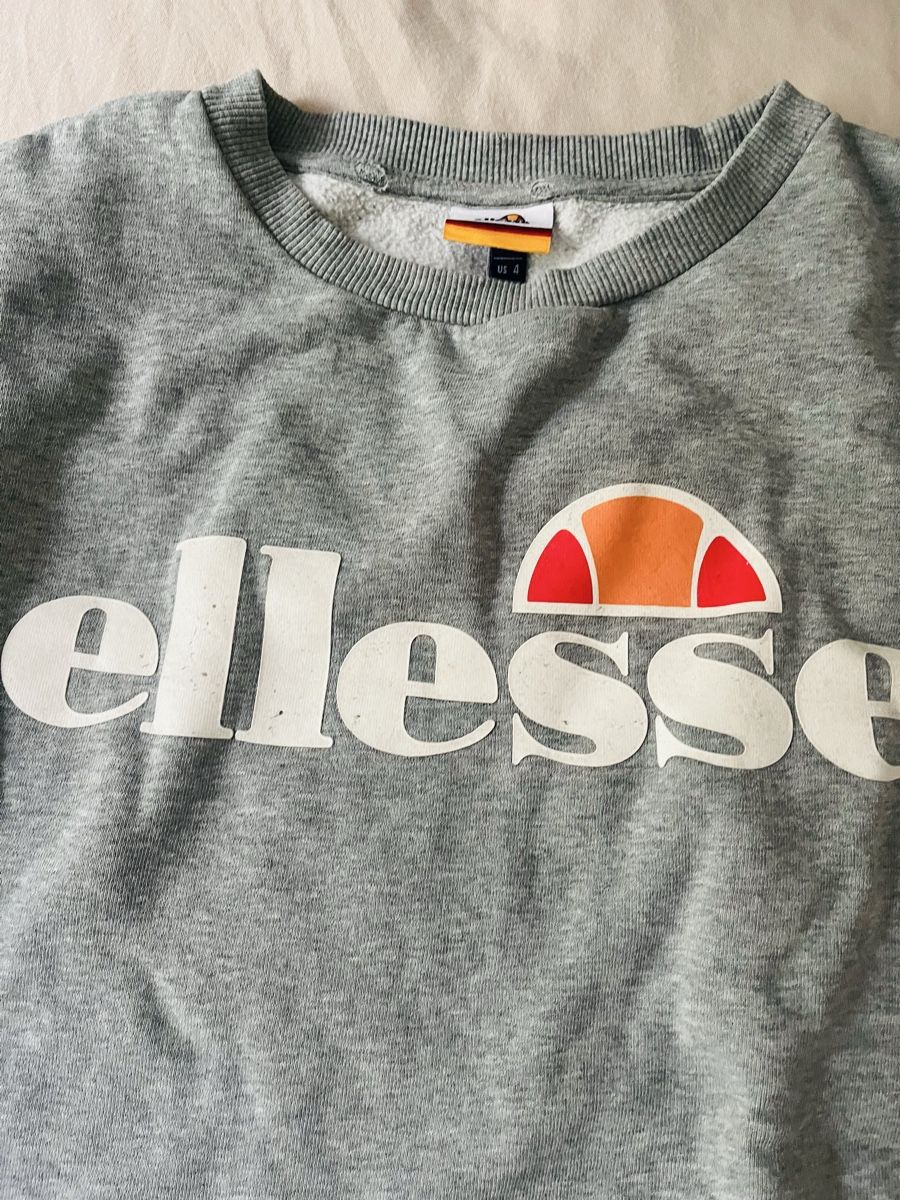 Ellesse Pulls & Sweat-shirts: Ellesse Pullover grau Logo Druck Grösse 36  – D'occasion à Baden par Klara1 1