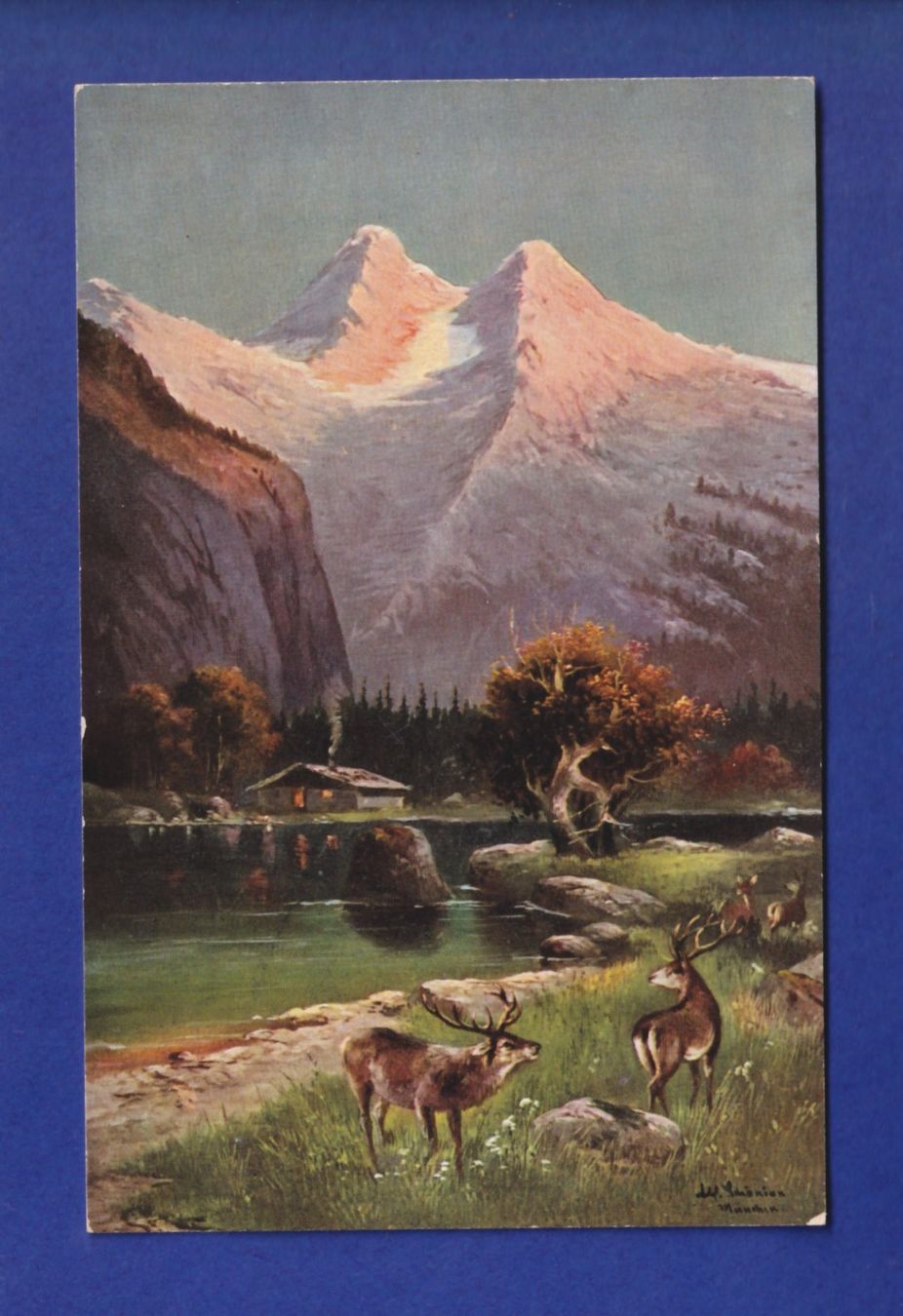Cartoline postali: CERF et BICHE – Usato da Pully venduto da nicecards-shop