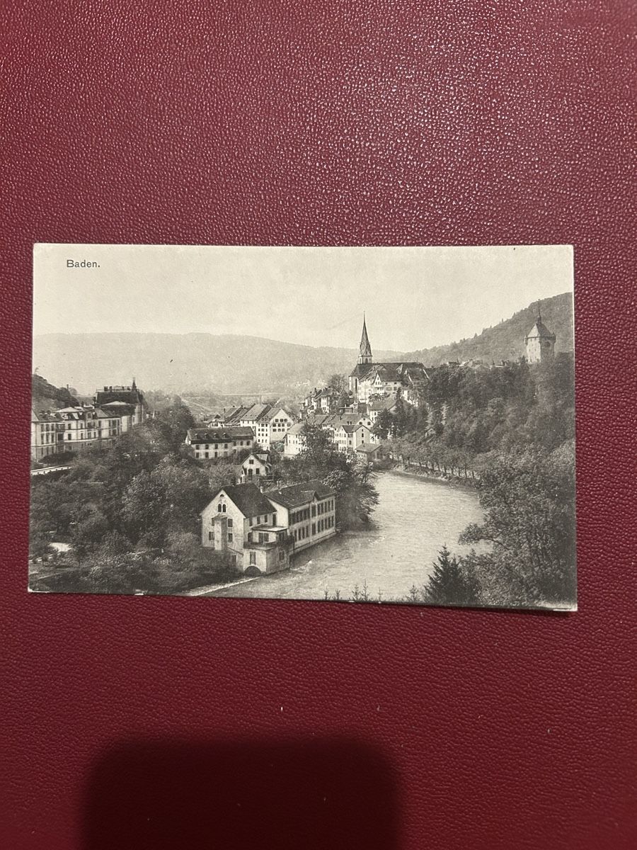 Ansichtskarten: Baden  – Gebraucht aus Breganzona von Milesbo