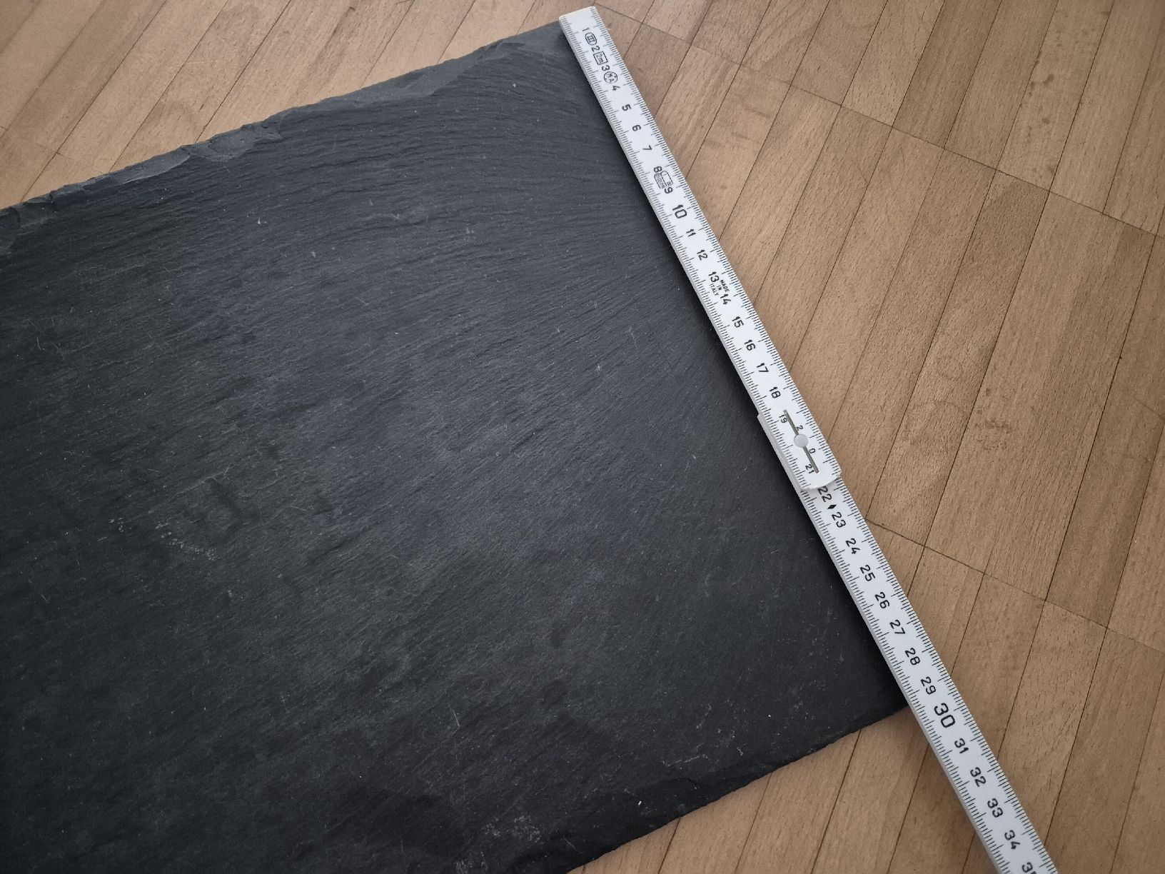 Piatti di portata: schwarze Schieferplatte, ca. 39x29cm – Usato da Bern venduto da grisu_79 2