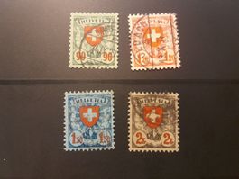Schweiz Michel 194-197 Wappen