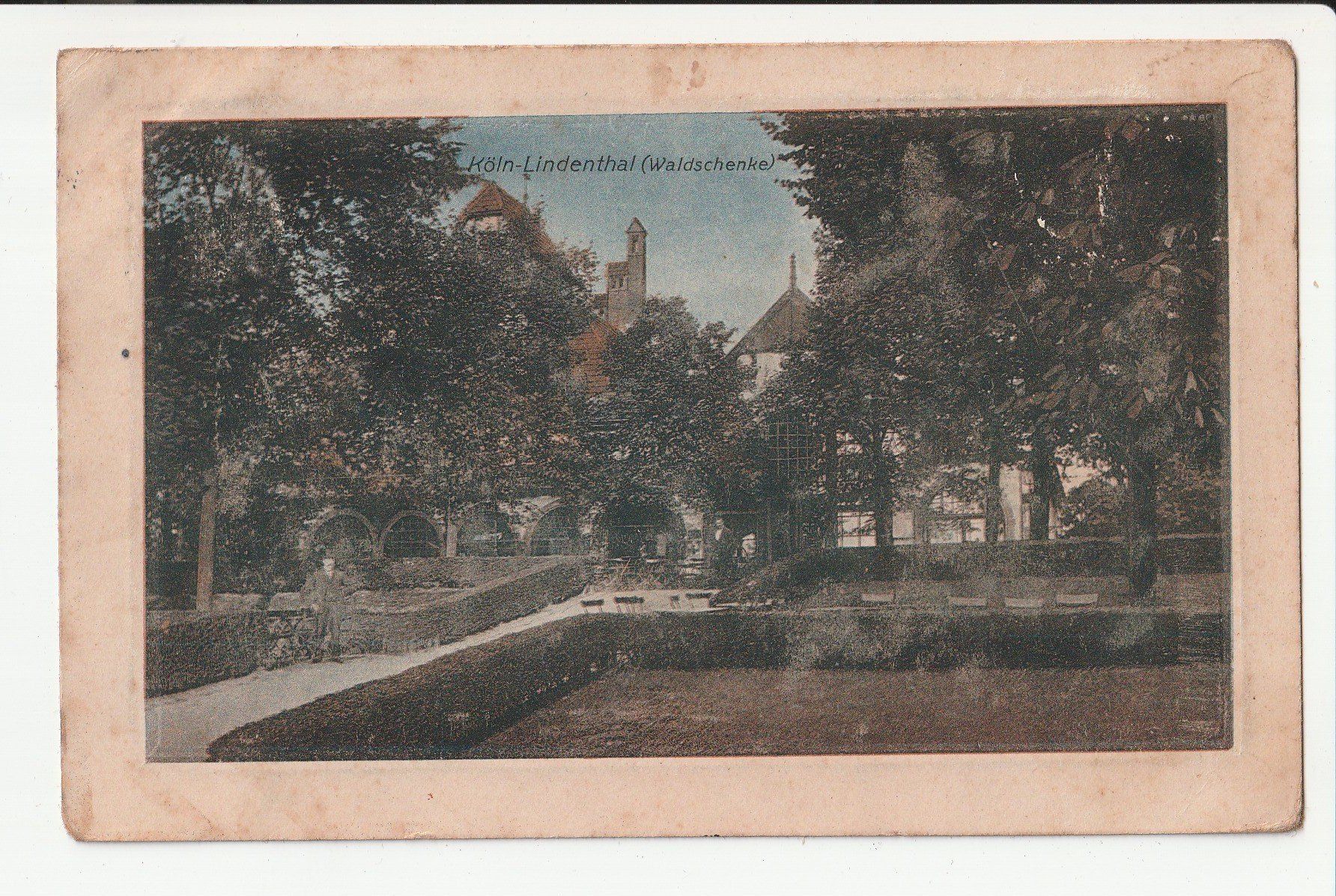 Cartoline postali: Köln Lindenthal Lindental Waldschenke – Usato da Rheineck venduto da rhynegg