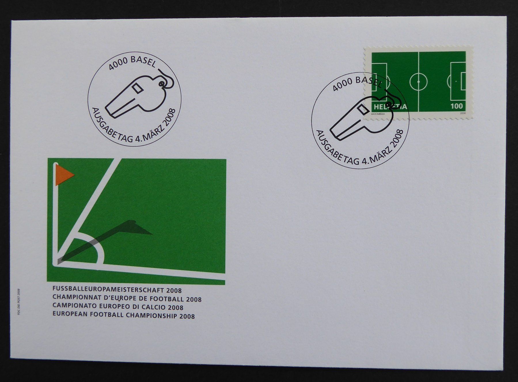 Tutti i francobolli: 2008 - CH - Znr. 1264 / Einzelwert - FDC - ES - 04.03.2008 – Usato da Holziken venduto da Cindy003