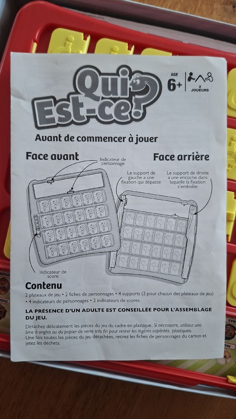 Hasbro Spiele: Grand classique : jeu "Qui est-ce ?" – Gebraucht aus Domdidier von SophieSG 3