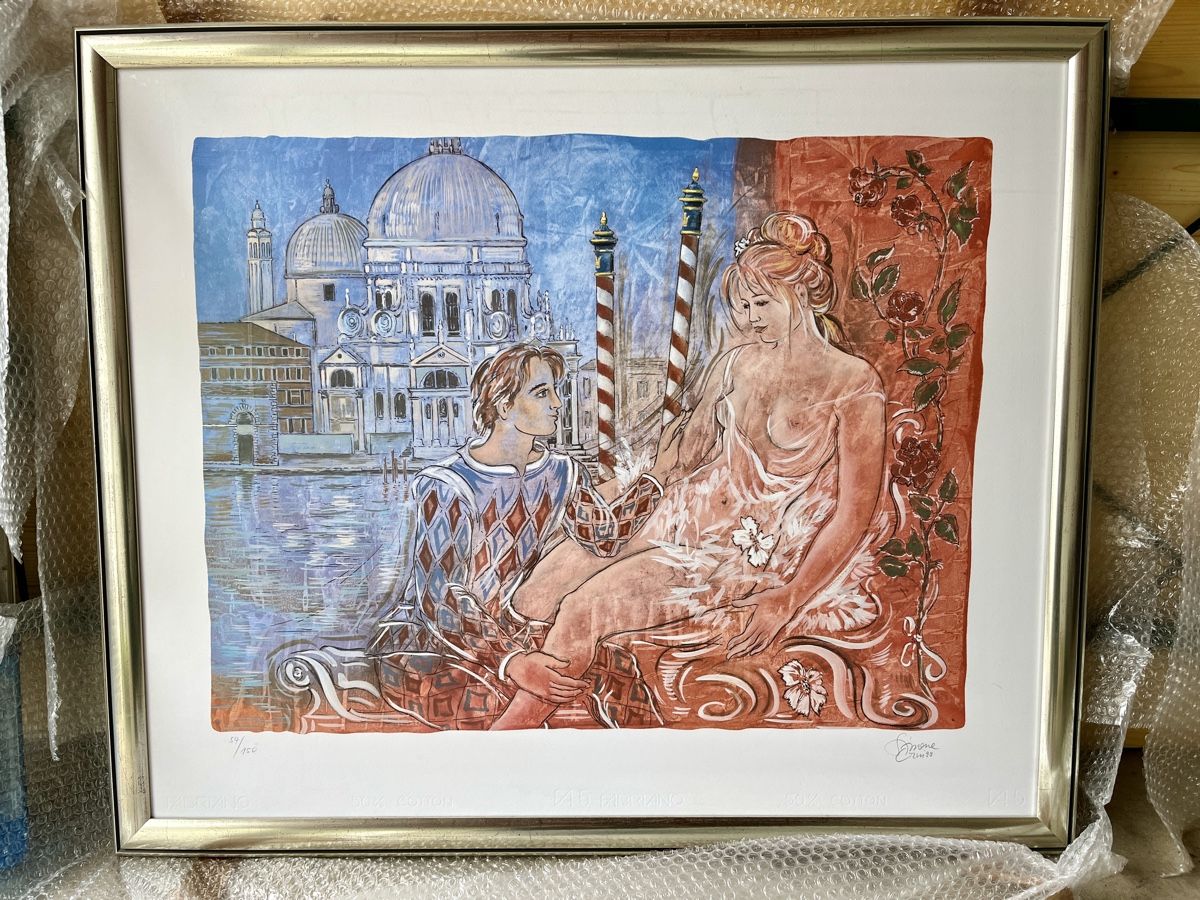 Grafiken & Lithographien: Lithographie Simone Erni Venise 54/150 – Gebraucht aus St-Prex von JLUD