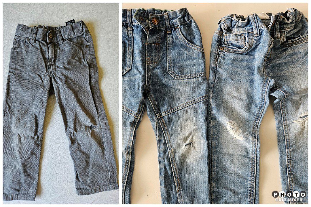 Pantaloni: Set 3 Jeans ca. Gr. 98 – Usato da Unterengstringen venduto da saraman
