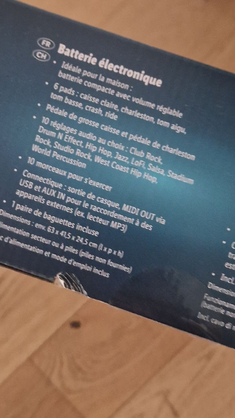 Musikinstrumente: batterie electronique neuve – Neu und originalverpackt aus Collombey von Preloveditems 2