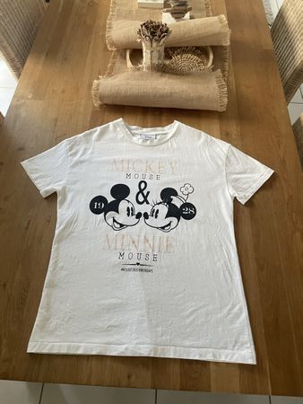Mickey & Minnie Mouse Disney T-Shirt Weiss Gr. S.Sommerlich 