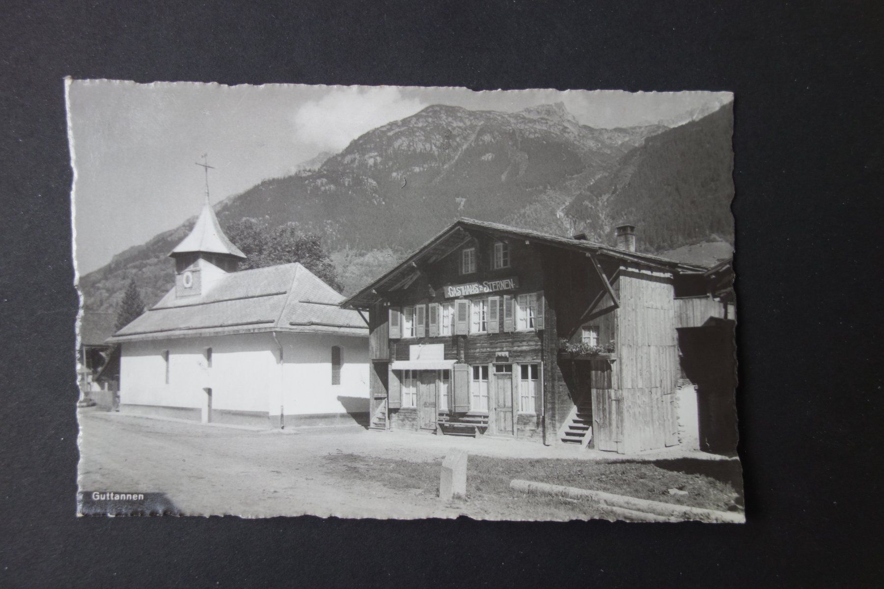 Cartoline postali: Ansichtskarte Guttannen BE, Restaurant Sternen 1941 – Usato da Stein am Rhein venduto da Laffoni