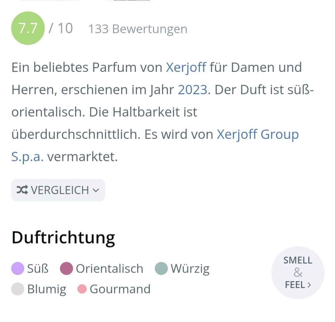 Xerjoff Profumi & Eau de Toilette: 2 ml AURUM XERJOFF ABFÜLLUNG – Nuovo (secondo la descrizione) da St. Gallen venduto da CaliSunshine 3