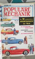 6 Hefte Populäre Mechanik aus 1956 inkl Ordner