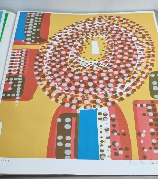 Grafiken & Lithographien: Erich Keller 7 FArb Serigraphien von 1971 – Gebraucht aus Flums von Flumsantik 8