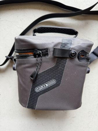 Ortlieb Kamera Tasche grau gutem Zustand 13cm x 18cm 