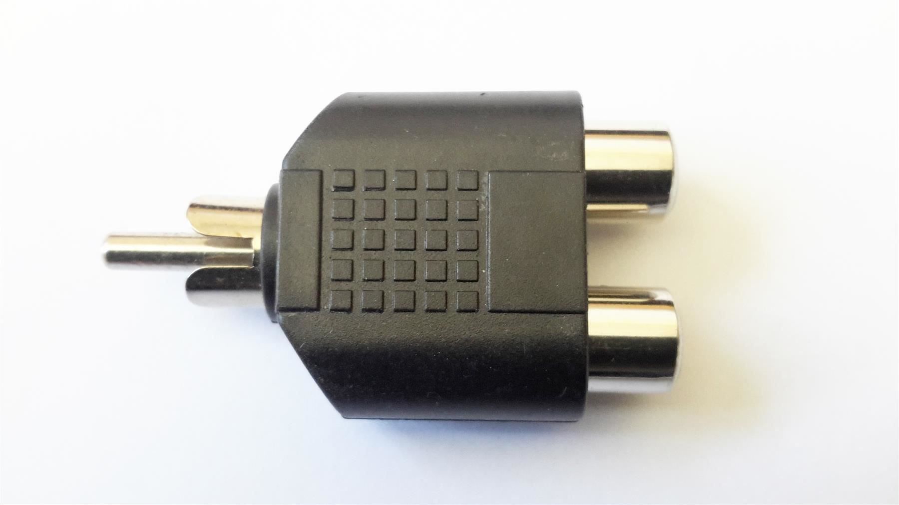 Unità & Adattatore: Adapter Cinch Stecker -> 2x Cinch Buchse – Nuovo e nell'imballaggio originale da St. Gallen venduto da cointec 2