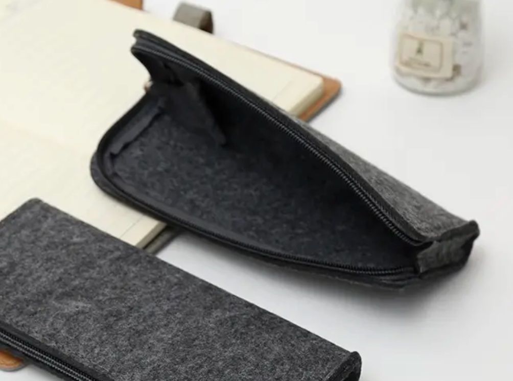 Schüler-Etuis: Dunkelgraues Filiz - Federmäppchen / Etui – Neu und originalverpackt aus Frenkendorf von jazzplatten 2