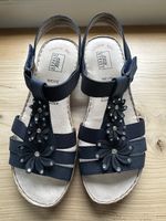 Dunkelblaue Sandaletten