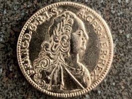 FRANC D.G.R.I.S. A.GER.IER.REX./MEA 1752 TU.DOMINE.SPES