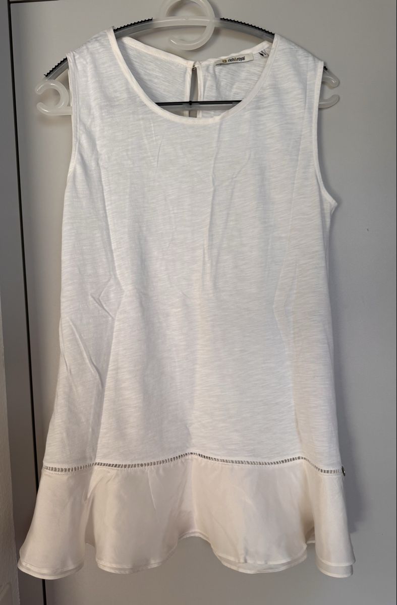 Rich & Royal T-shirt: Oberteil weiss Grösse M von rich&royal mit Einsatz – Nuovo (secondo la descrizione) da Aesch BL venduto da Micimacko-4