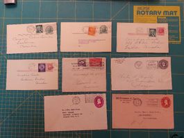 Postkarten + Briefe USA