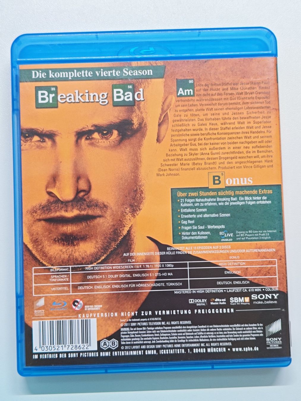 Alle DVDs: Breaking Bad Staffel 4 – Gebraucht aus Liestal von Kratzilla 3