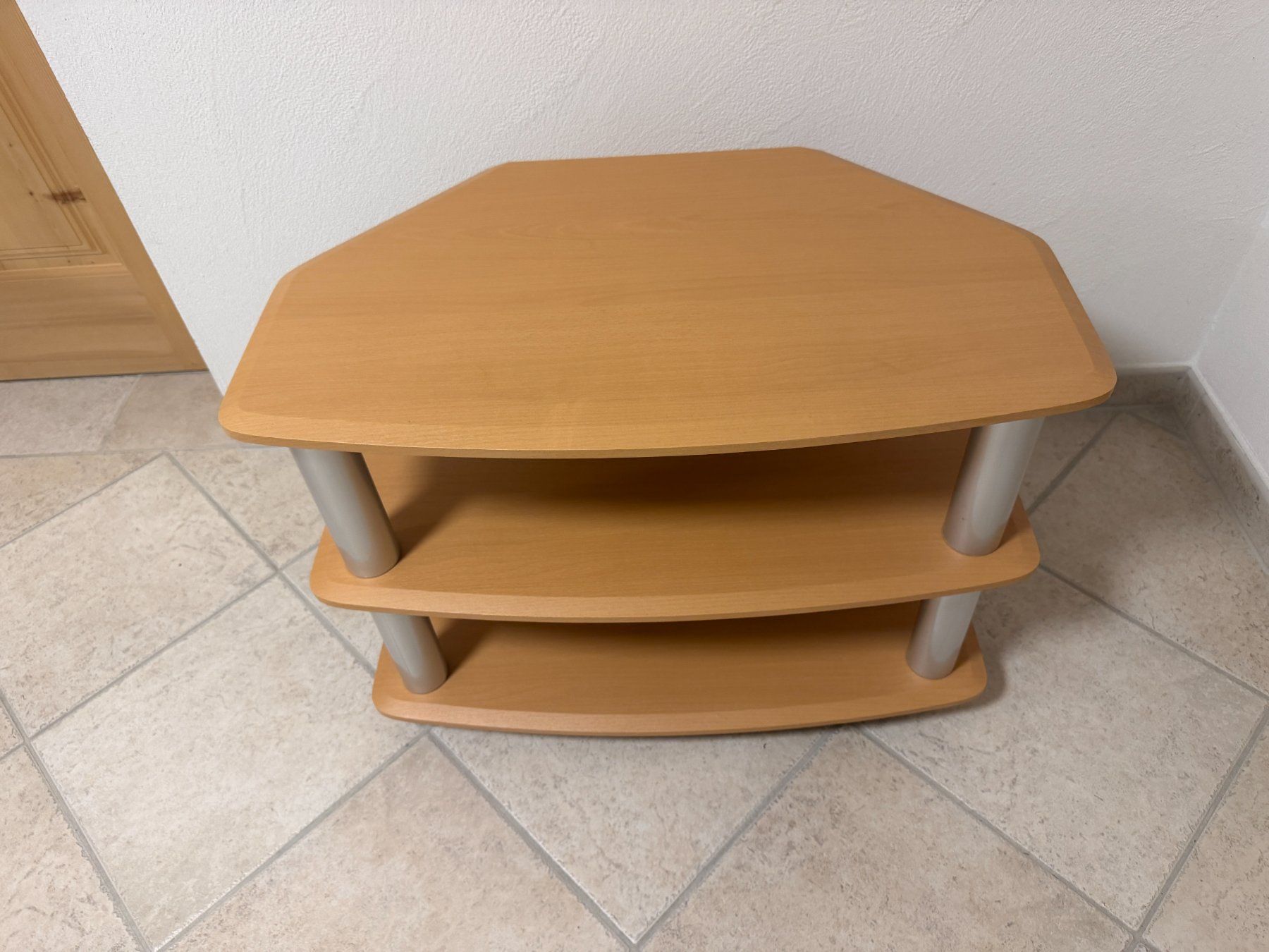 Meubles TV: Eck-TV-Möbel / HiFi-Rack mit 3 Ablagen – D'occasion à Jenaz par Sandrobordoli 7