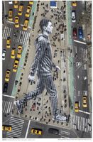 JR - Offset Poster - Migrants walking in New York