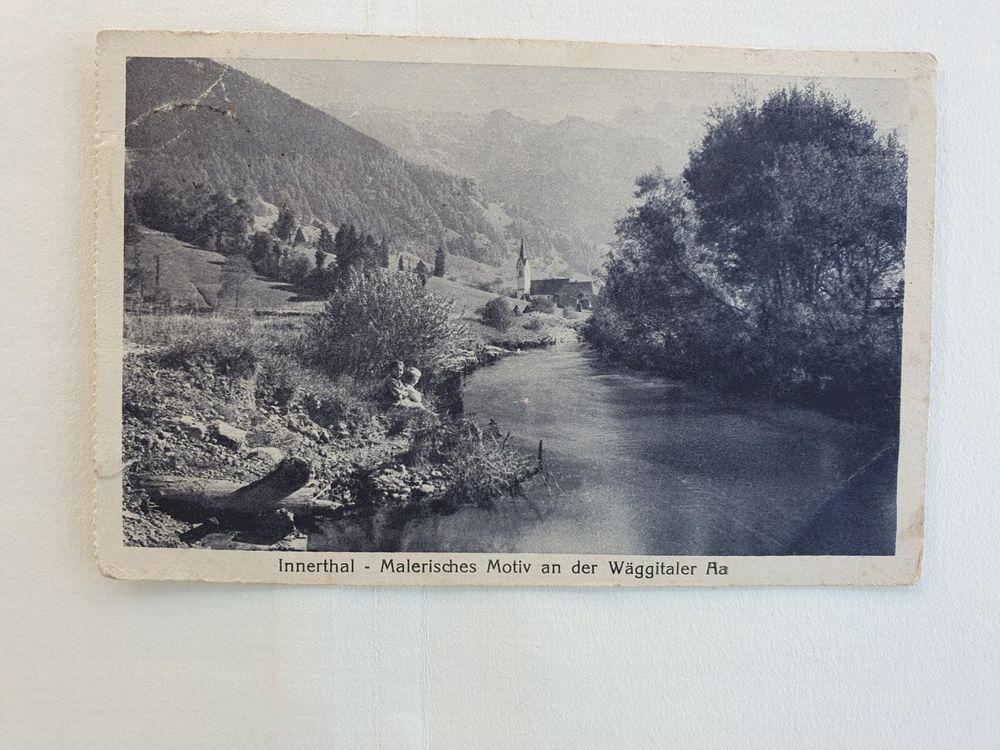 Alte Ansichtskarte vom Innerthal aus dem Jahr 1924 | Kaufen auf Ricardo