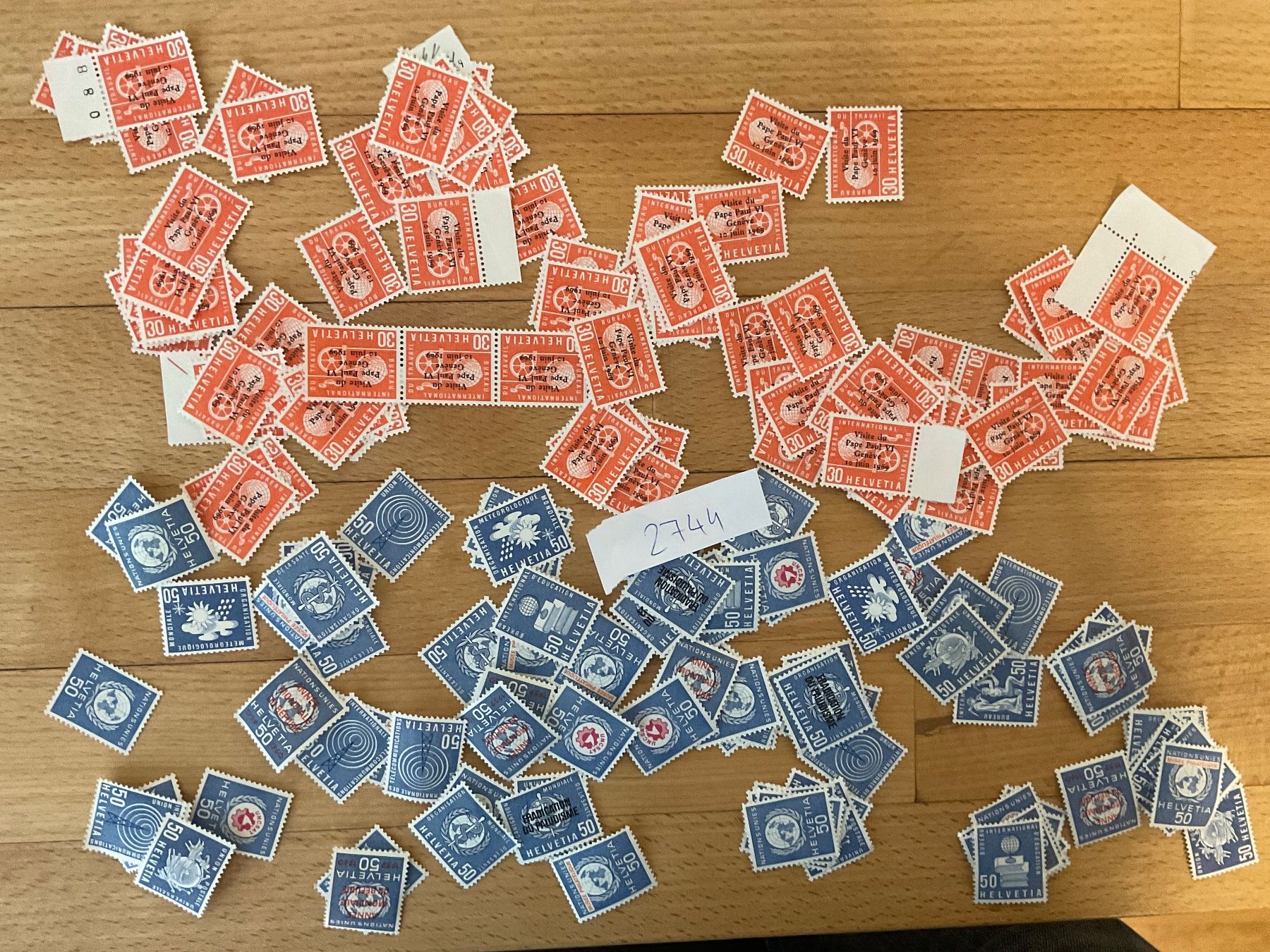 Tutti i francobolli: 80Fr postfrisch ungestempelt Briefmarken Schweiz Sammlung – Nuovo (secondo la descrizione) da Wil SG venduto da Chefsugus