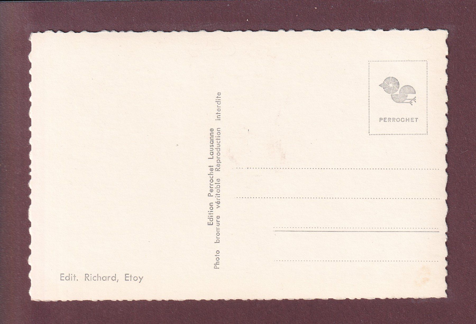 Cartes postales: ETOY - Le Château – D'occasion à Pully par nicecards 1