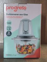 Zerkleinerer Progress aus Glas 1,2 Liter 500W neu
