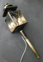 Lampe antik, Kutscherlampe | elektrifiziert