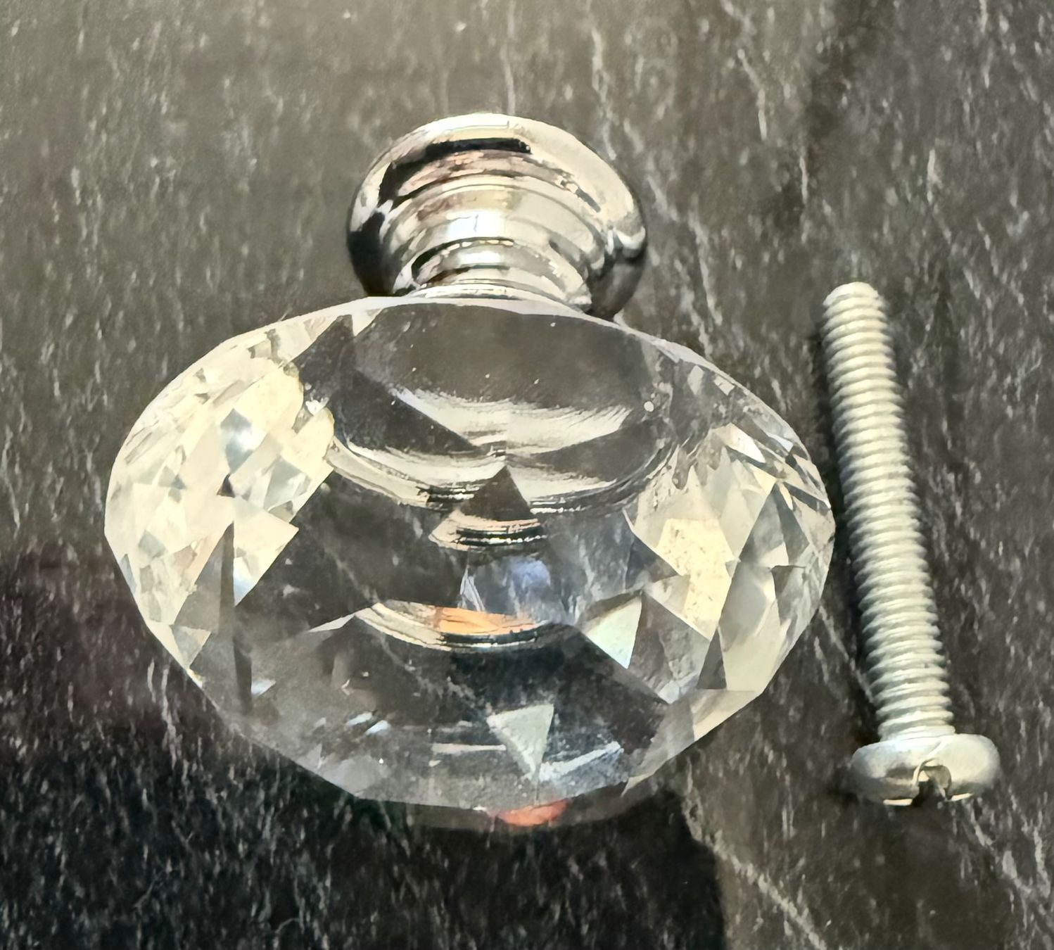 Ferramenta: MÖBELKNOPF   geschliffenes Glas – Nuovo (secondo la descrizione) da Subingen venduto da ArtBead 3