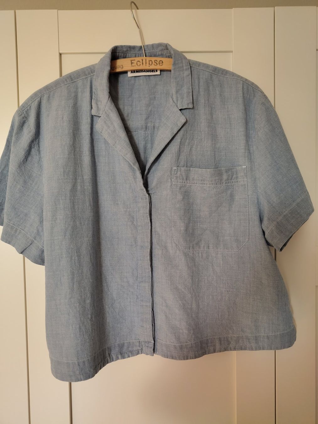 Armedangels Camicette: Bluse von Armedangels in jeansblau – Usato da Basel venduto da ste_g9bv