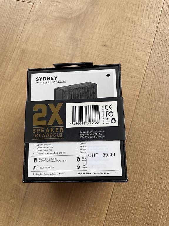 Casse acustiche: 2x Sidney Portable Speaker Bluetooth Lautsprecher NEU – Usato da Meisterschwanden venduto da jil_8rtq 1