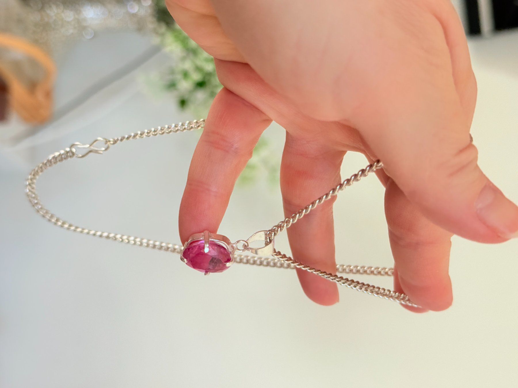 Catenine: 13,70CT Collier avec  CERTIFICATE- bijou romantique – Nuovo e nell'imballaggio originale da Genève venduto da AWWA 4
