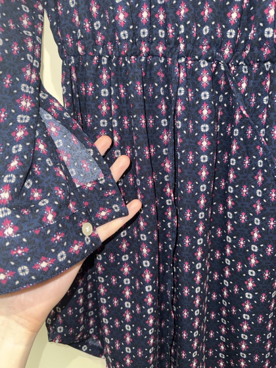 Abercrombie Vestiti: Abito Abercrombie & Fitch taglia M - pattern blu e rosso – Usato da Baden venduto da LucyPeckam32 3