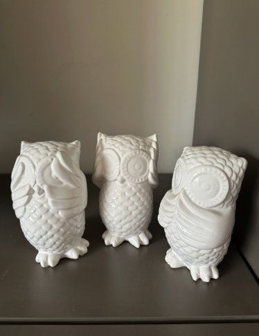 Alle Dekorationen: 3 owls – Gebraucht aus Confignon von lynningva