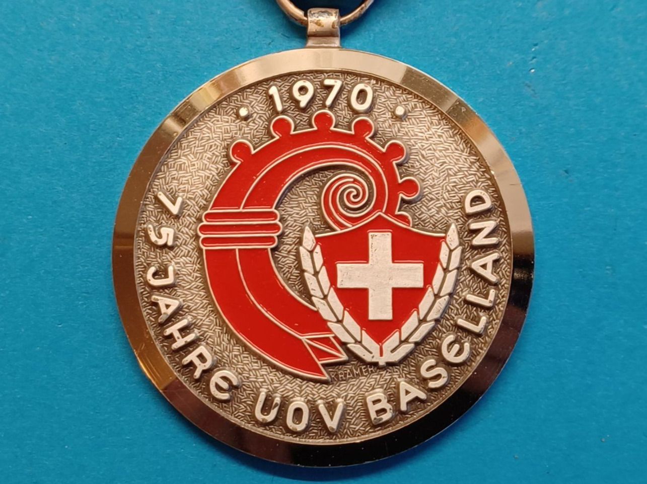 Medaillen: Baselland 75 Jahre UOV 1970  (E96) – Gebraucht aus Schwanden GL von Suvorov
