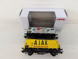 Märklin 48160 + 48165 Güterwagen 2er Set der DB