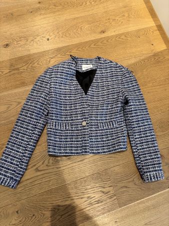 Claude Pierlot Cropped Tweed Jacket - EU 36 - Stylish!