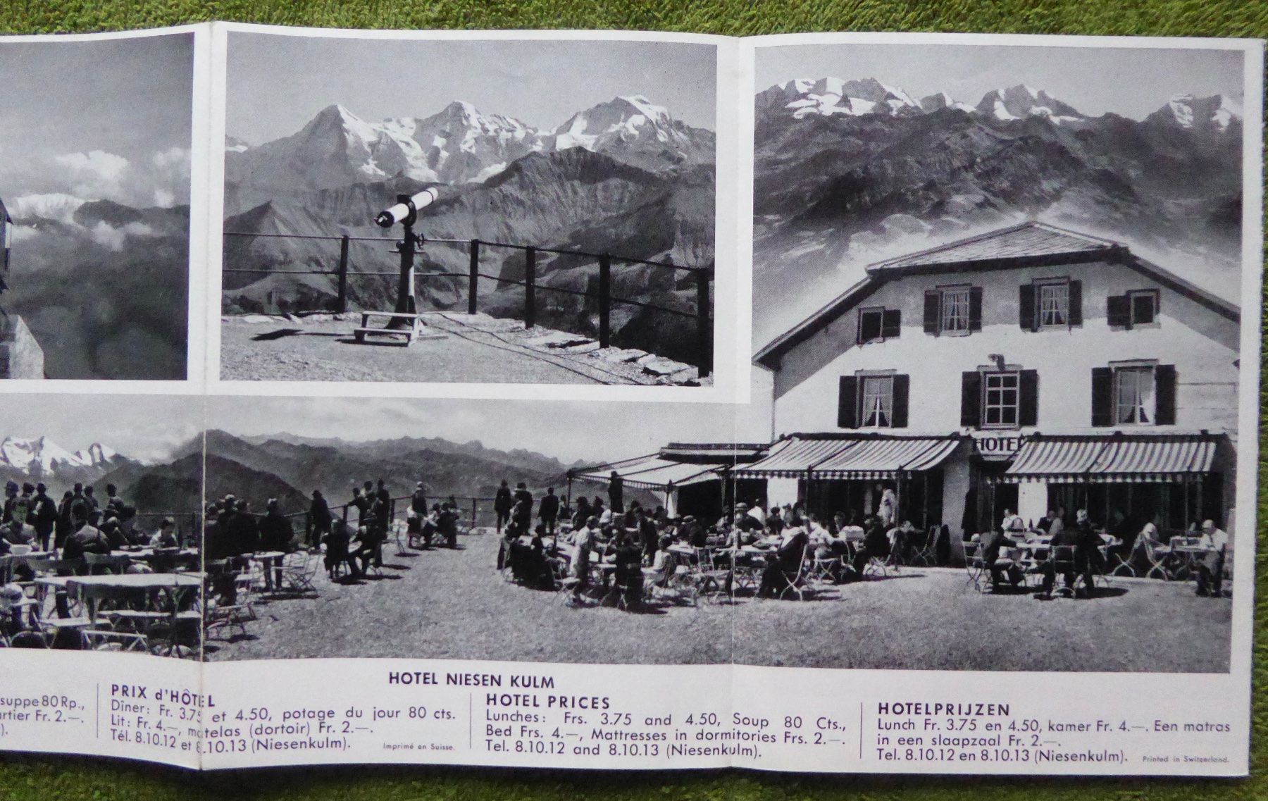 Dokumente: Niesen. Prospekt 1939 – Gebraucht aus Affoltern am Albis von Cadorso 2