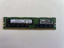 4x 32GB Samsung Original HPE RDIMM DDR4 ECC 2666V RAM Server