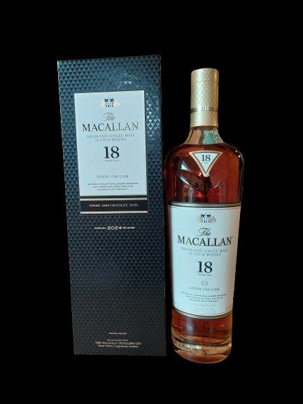 Macallan Bevande alcoliche: Macallan 18 ans sherry cask 2024 – Nuovo e nell'imballaggio originale da Le Locle venduto da drinkshop