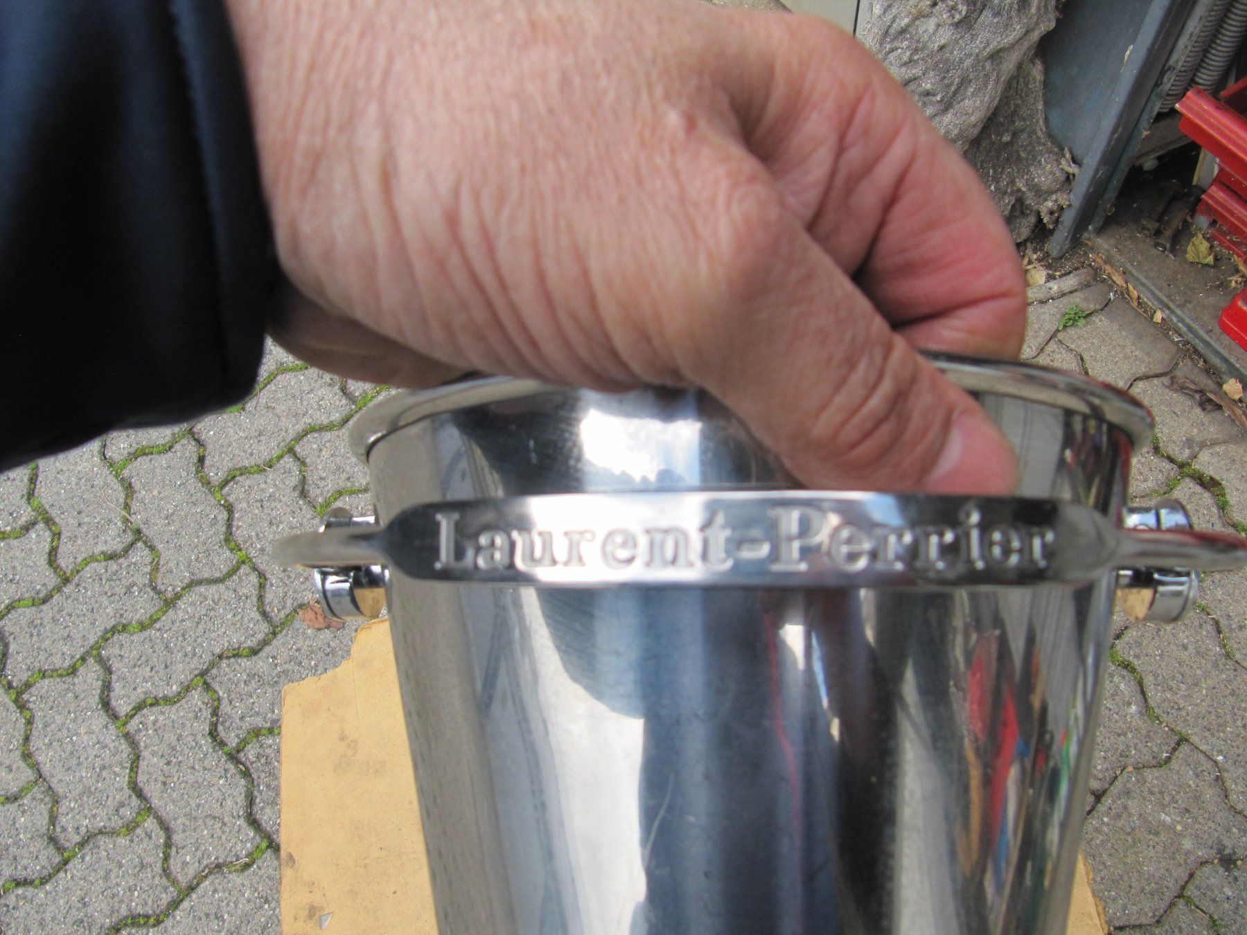 Laurent Perrier Altro: Champagnerkübel - Laurent Perrier - Chromstahl – Usato da Basel venduto da stefan4057 1