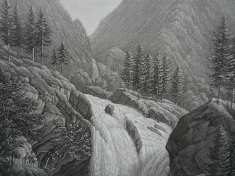 Gravures: Giessbachfall – D'occasion à Risch par Rischli15 3