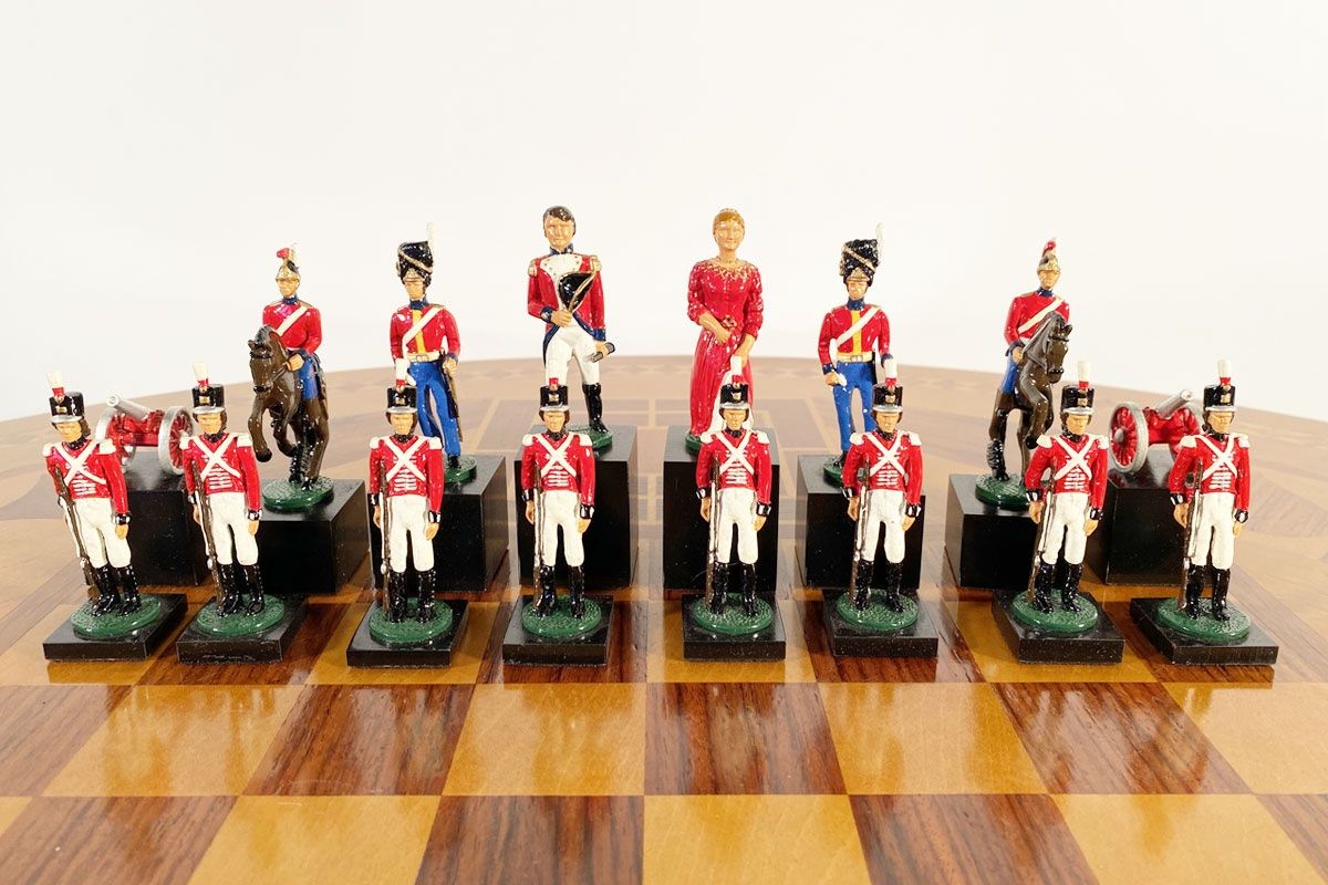 Spiele: Zinn Schachfiguren The Waterloo Chess Set – Gebraucht aus Ballwil von ClassicGallery 1